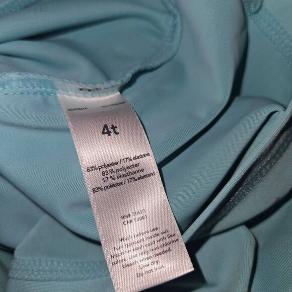 5 For $25 Carter's Blue and Teal Octopus Rashguard Swimsuit Toddler Size 4T - Picture 4 of 6